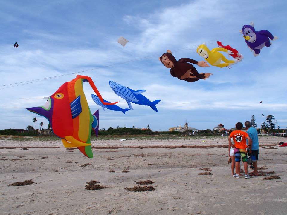 Adelaide International Kite Festival at Semaphore