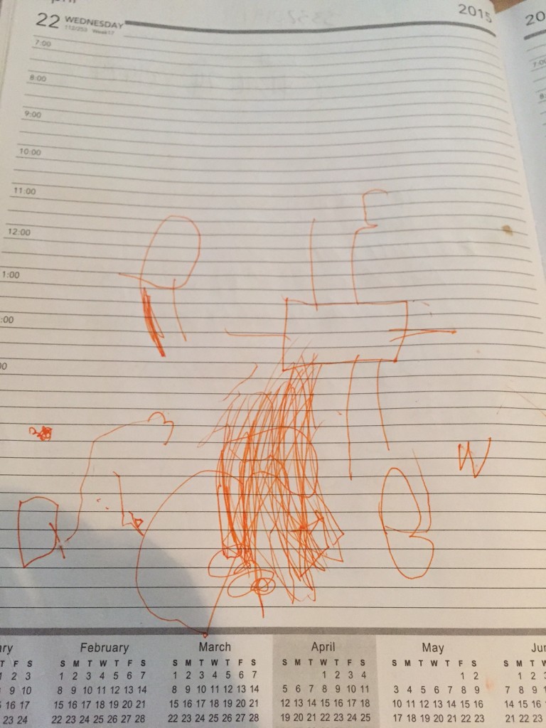 Some very important notes in the diary for today it seems