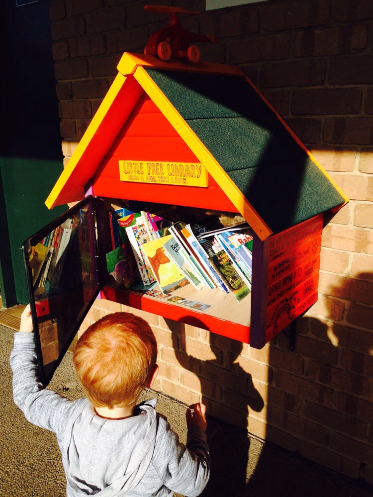 Little Library at Helicopter Park North Adelaide