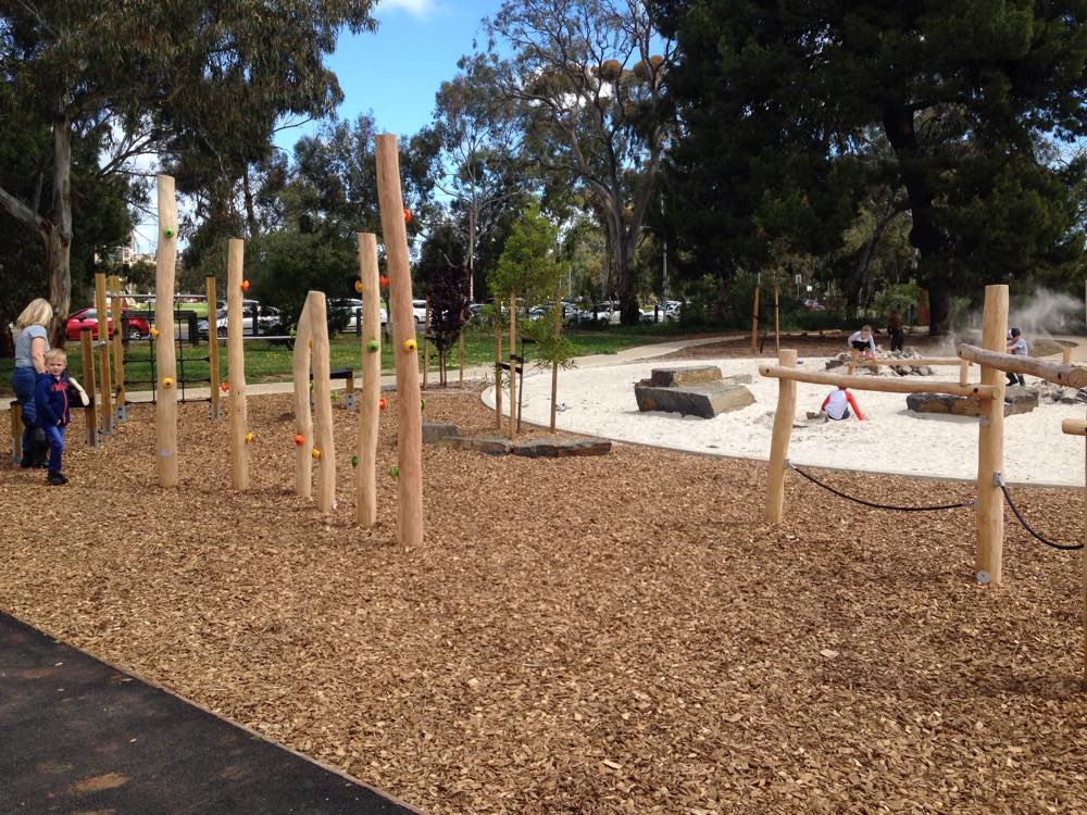 North Adelaide Playspace new playground sandpit