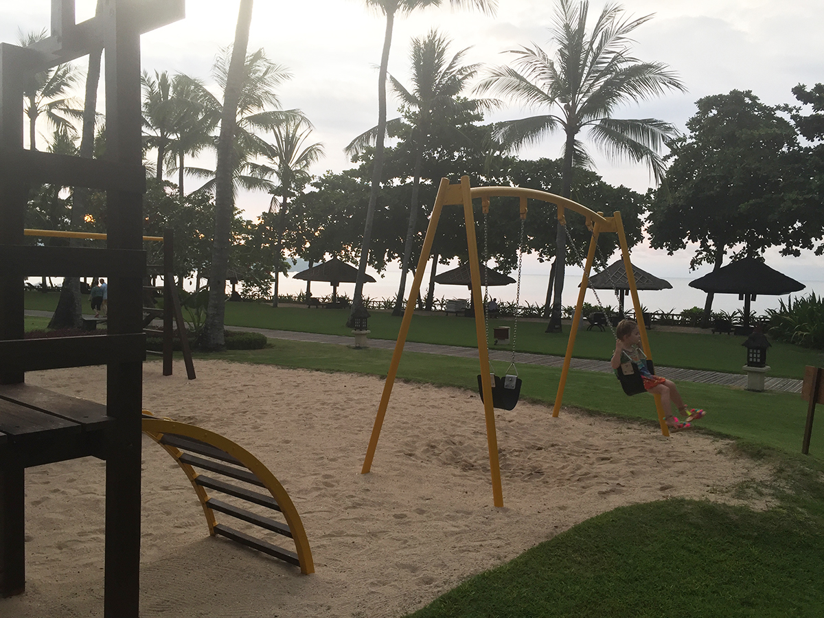 beachside playground for kids intercontinental bali