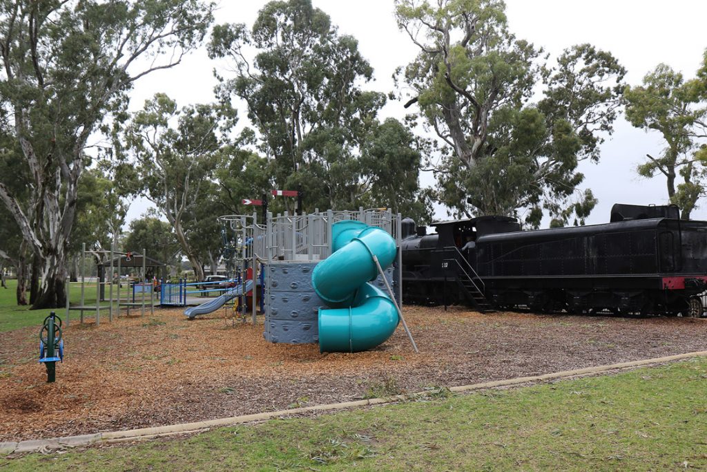 Tolley Reserve Nuriootpa Train Playground Kids In Adelaide
