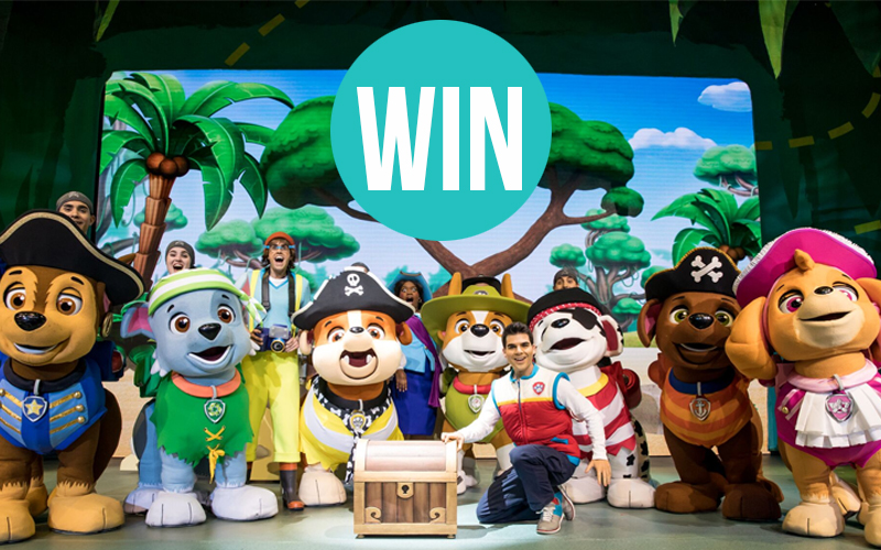 WIN a Family Pass to Paw Patrol Live, The Great Pirate Adventure – finished