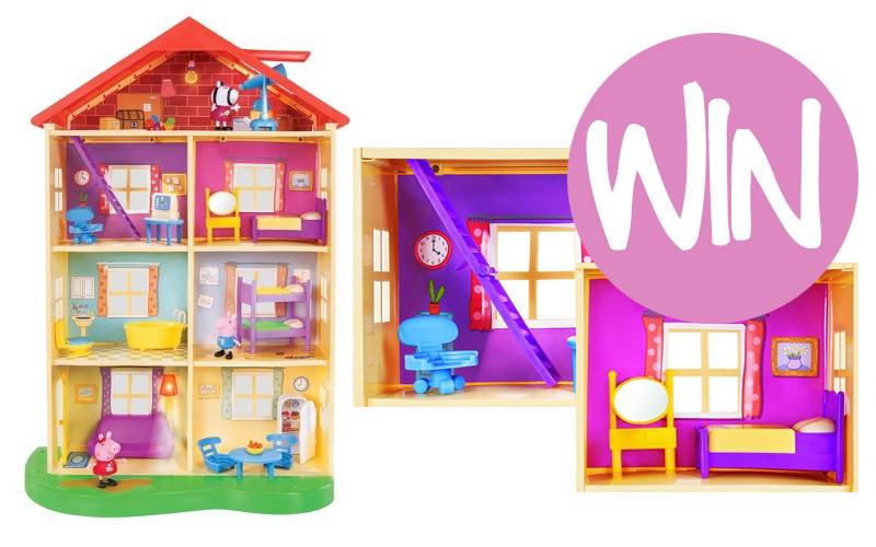 WIN a Peppa Pig Lights & Sounds Family Home valued at $149