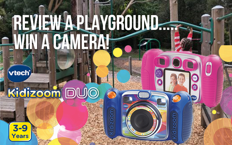Review a playground….WIN a camera!