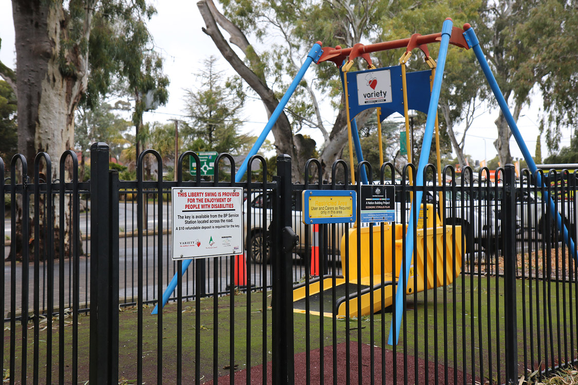 Tolley Reserve Nuriootpa Train Playground Kids In Adelaide
