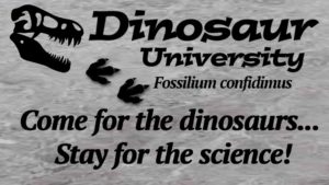 Dinosaur University Facebook Live @ Via Facebook