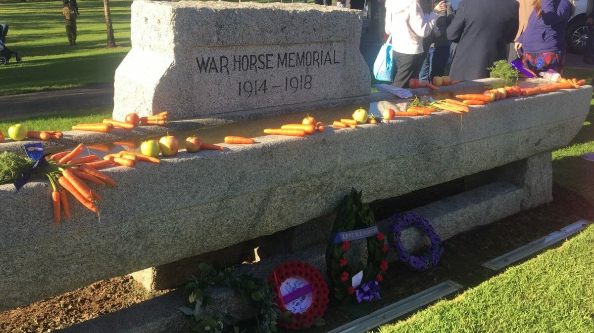 ANZAC Day in Adelaide at the Light Horse Memorial