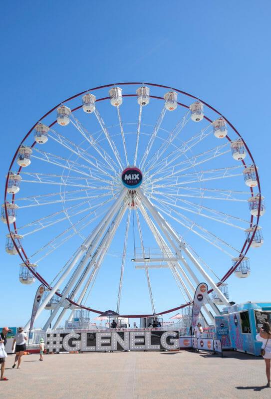 Mix 102.3 Giant Wheel at Glenelg Kids In Adelaide Activities