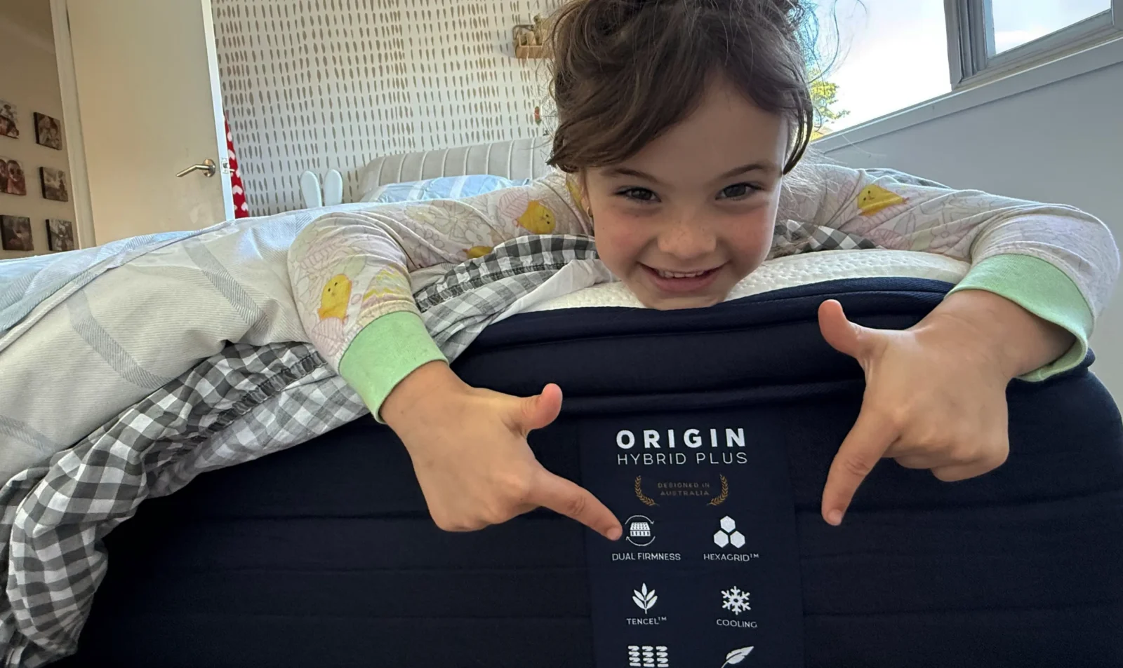 Sleep like anything BUT a baby on an Origin Hybrid Plus Mattress