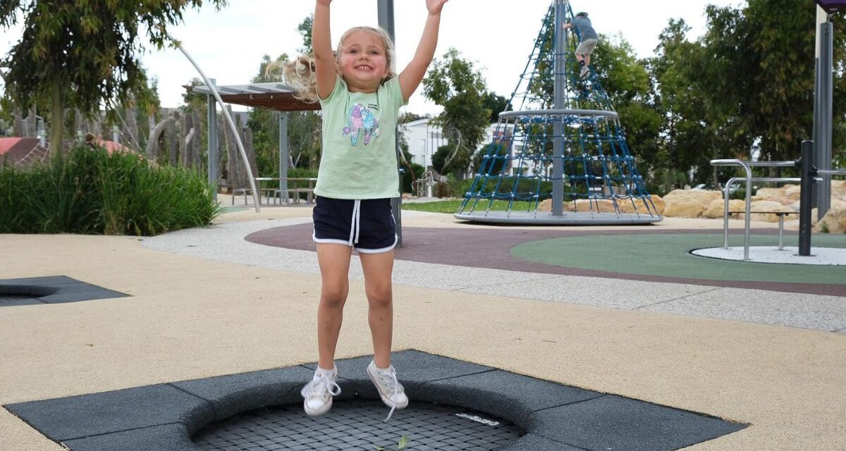 Playgrounds with Inground Trampolines
