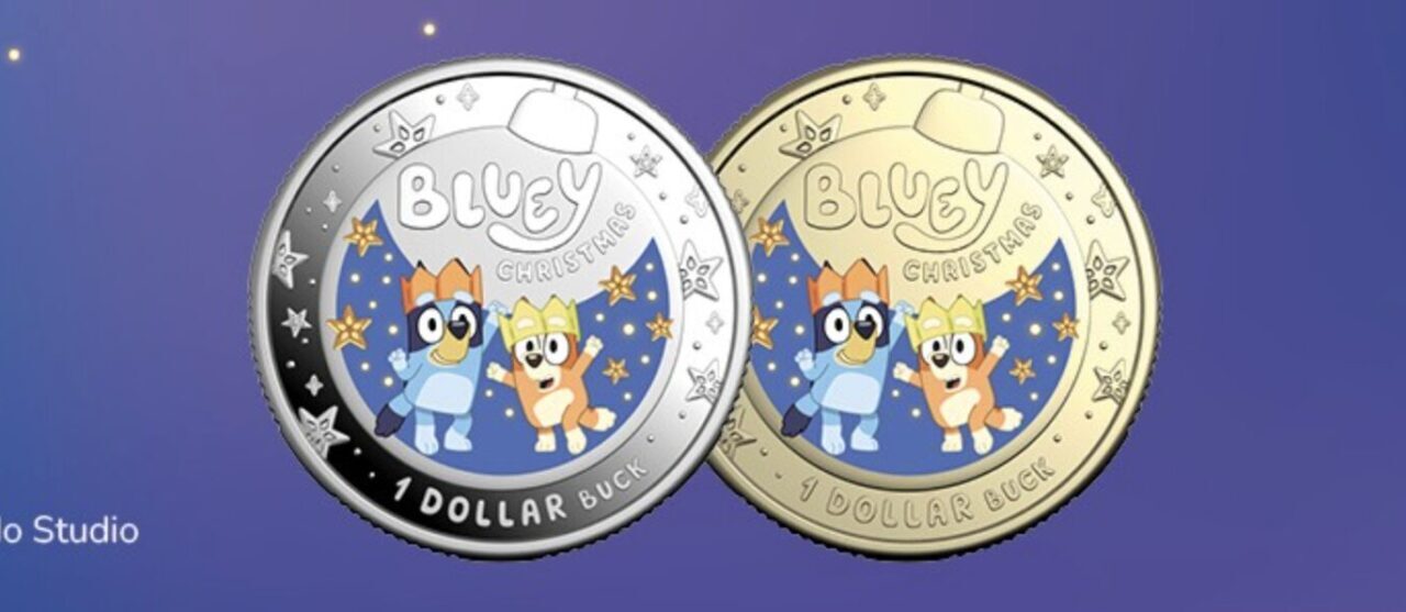 Bluey Christmas Dollarbucks spread the festive cheer!
