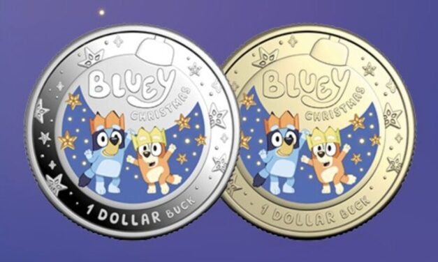 Bluey Christmas Dollarbucks spread the festive cheer!