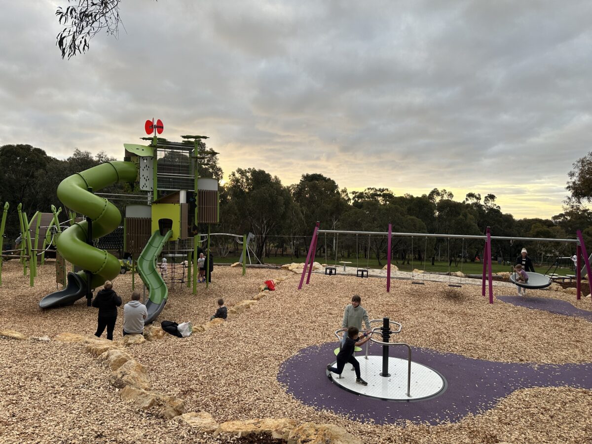 CC Hood Reserve Playground Panorama