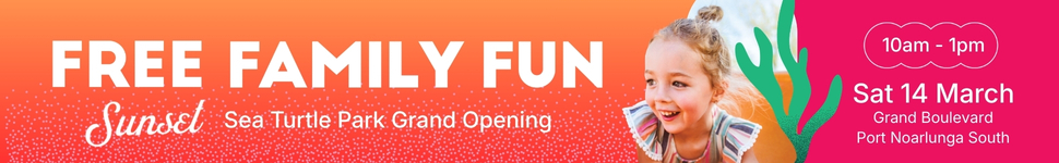 Sea Turtle Park Grand Opening (970 x 150 px)