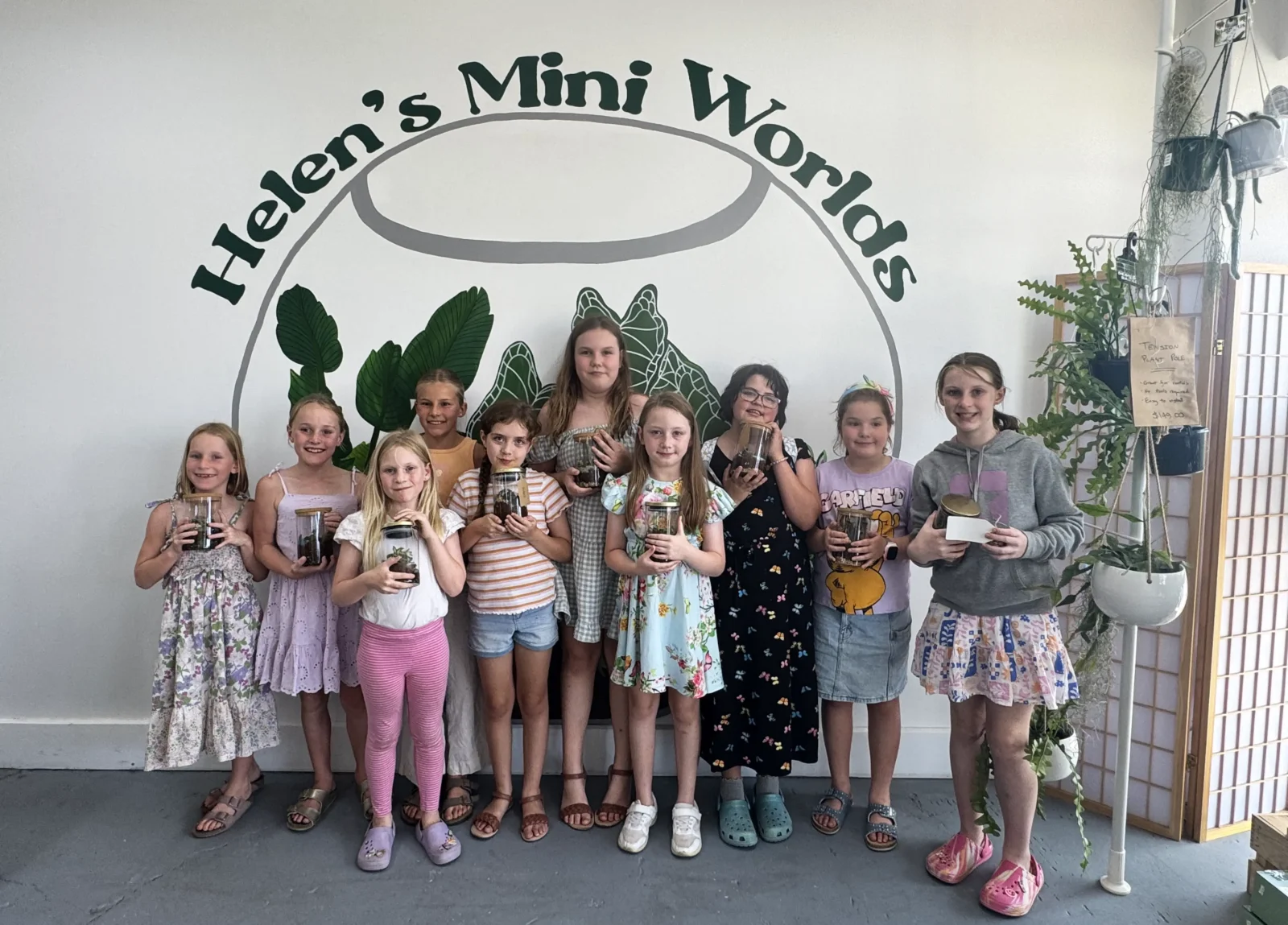 Terrarium-Making Birthday Parties at Helen’s Mini Worlds