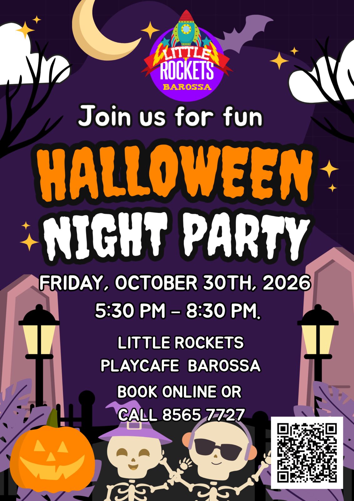 Halloween Party at Little Rockets Barossa